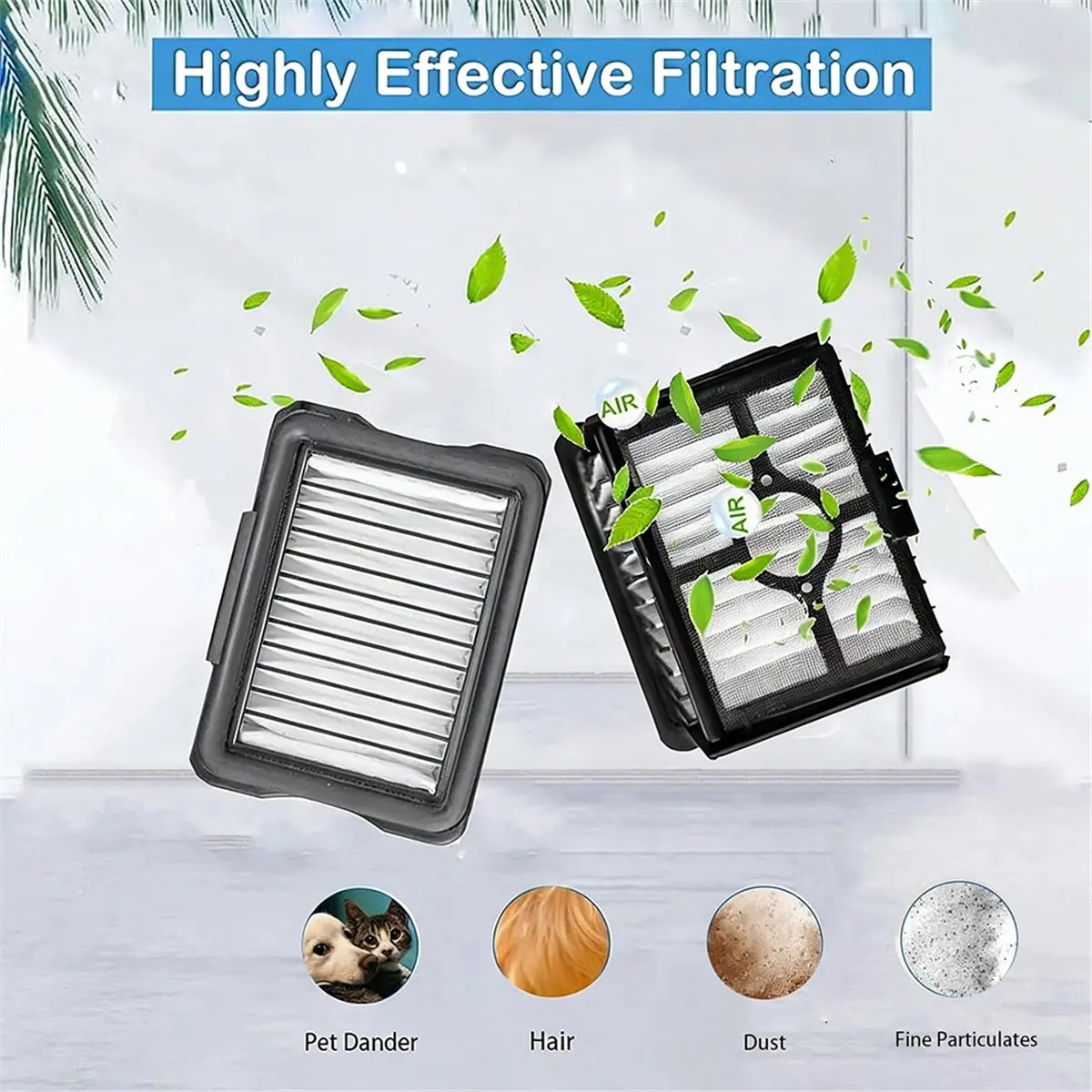 Big Discount Replacement Parts Kit for Eureka RapidWash 630/NEW630/NEW630PL, Anti-Hair Wrap Roller Brush & Washable HEPA Filter