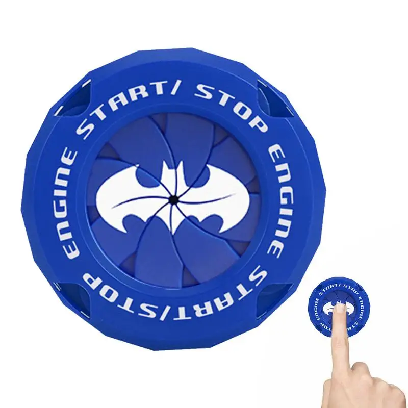 Push Start Button Cover Bat Design Start Stop Button Cover Protective Push Button Cover Universal Push Start Cover for Most Cars - view 2