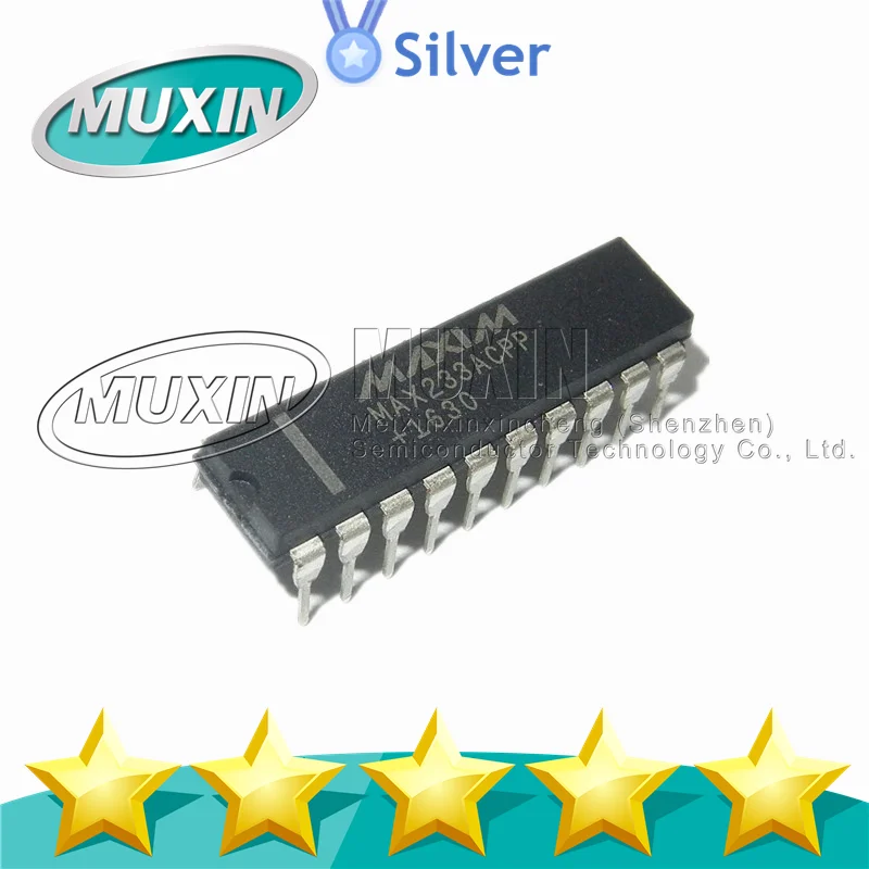 MAX233ACPP DIP20 Electronic Components MAX233CPP MAX233EPP MAX3223CPP MAX3223CPP MAX3223EPP New Original MAX3225CPP