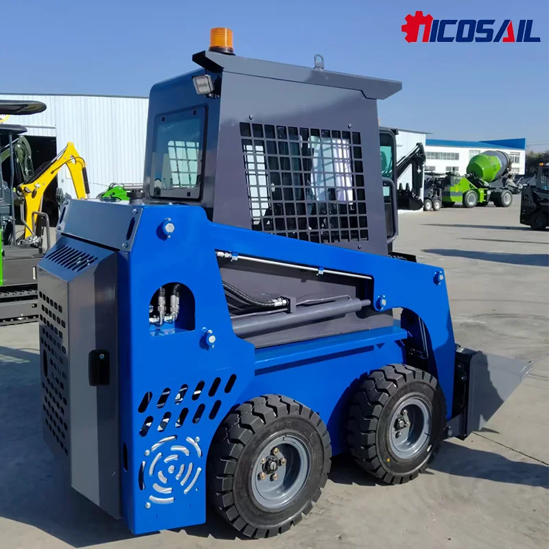 

Мини-погрузчик сидячего типа 2026 года, ковш 0,19 м³, модель JC25, для копки фундаментов теплиц и подготовки огородов