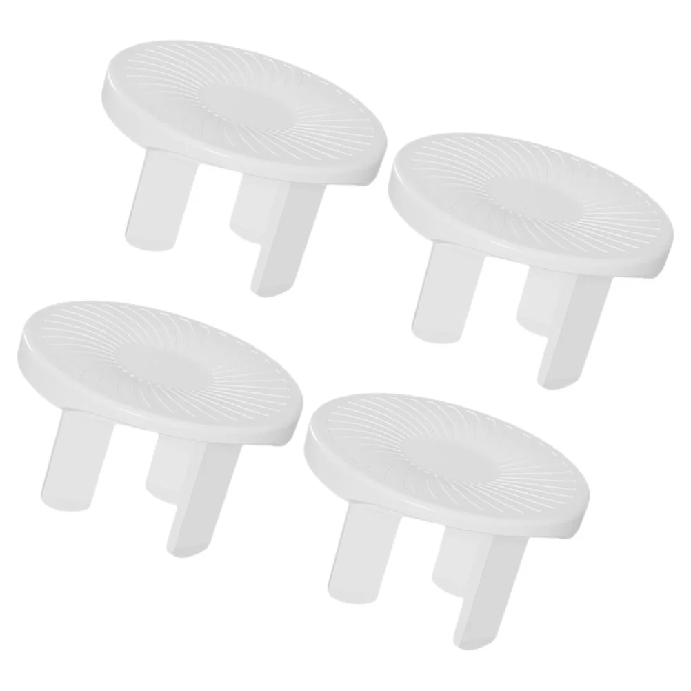 

4 Pcs Socket Protector V0 Flame Retardant Abs Covers Child Proof Outlet Guard Baby Safety Electrical Cover