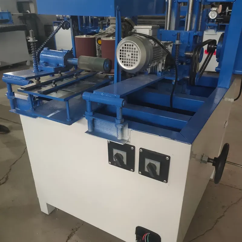 CE Certification High-efficiency Four-sided Sanding Machine for Wood Boards in Furniture Factories Sanding and Burr