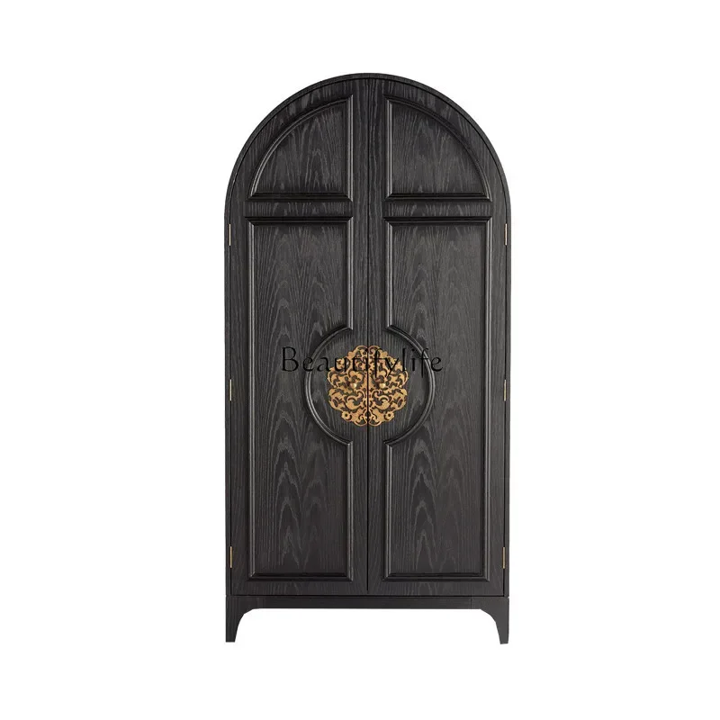 

FG11French light luxury wardrobe casement design simple bedroom storage dining side storage wine cabinet