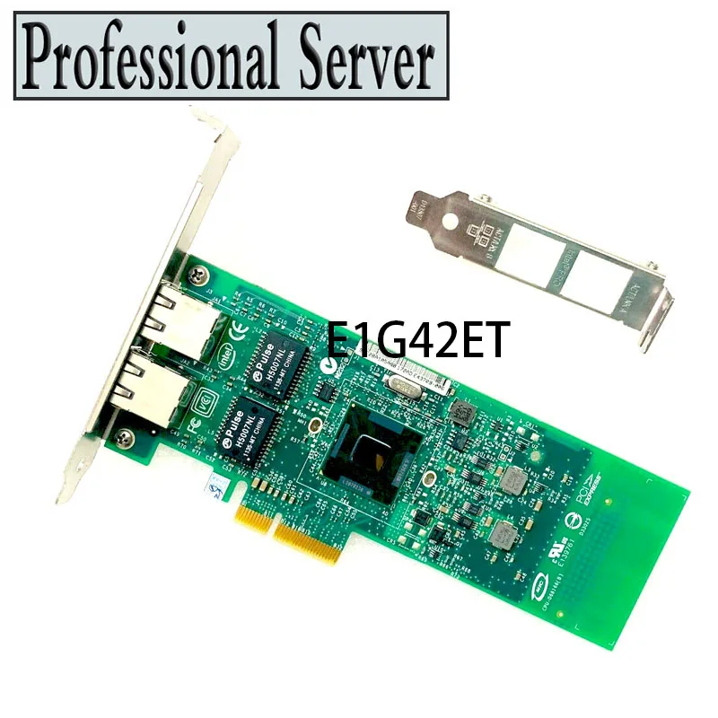 E1G42ET 82576GB Gigabit Dual Port RJ-45 Server Adapter For G174P 1P8D1