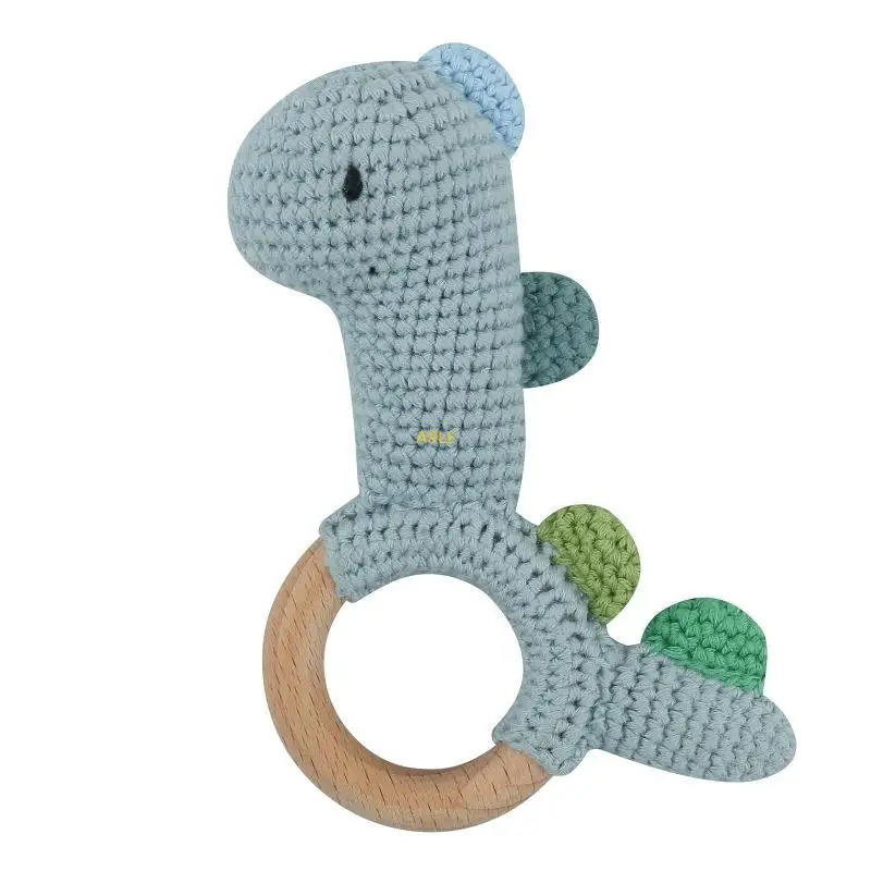 سوار الديناصورات الخشبي Teether Baby Produc