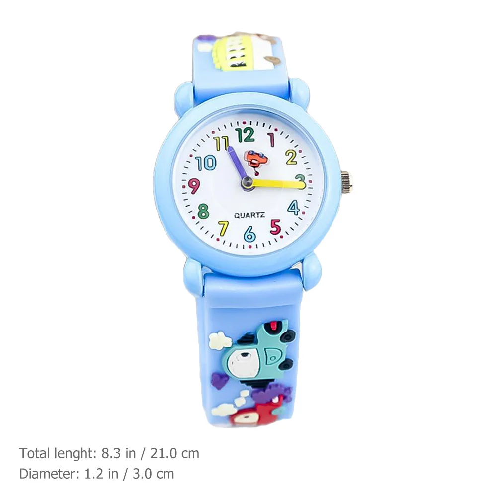 1Pcs Watch 3D Cartoon Decorative Quartz Wristwatch Wristwatch Lovely Silicone Fashionable 3D Watch