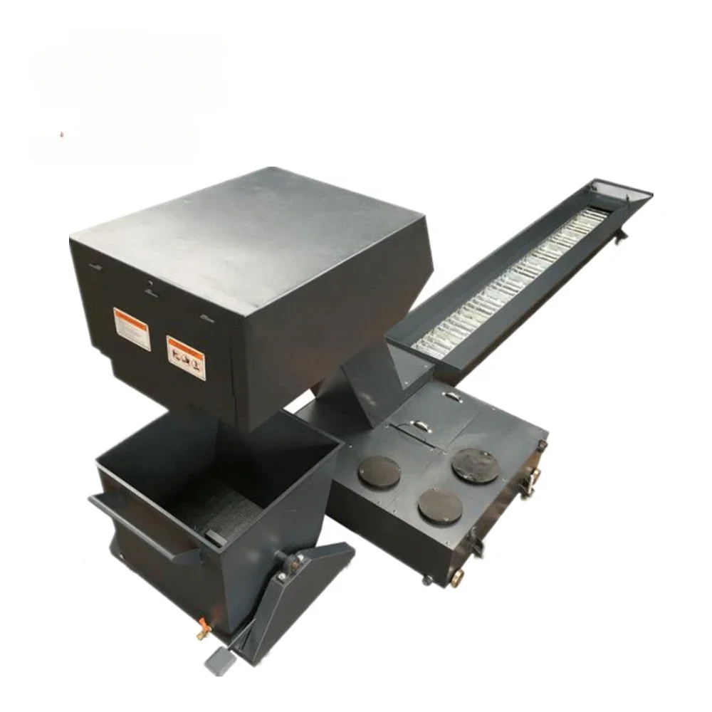 High quality steel hinged belt conveyor magnetic and screw type chip conveyor image 5