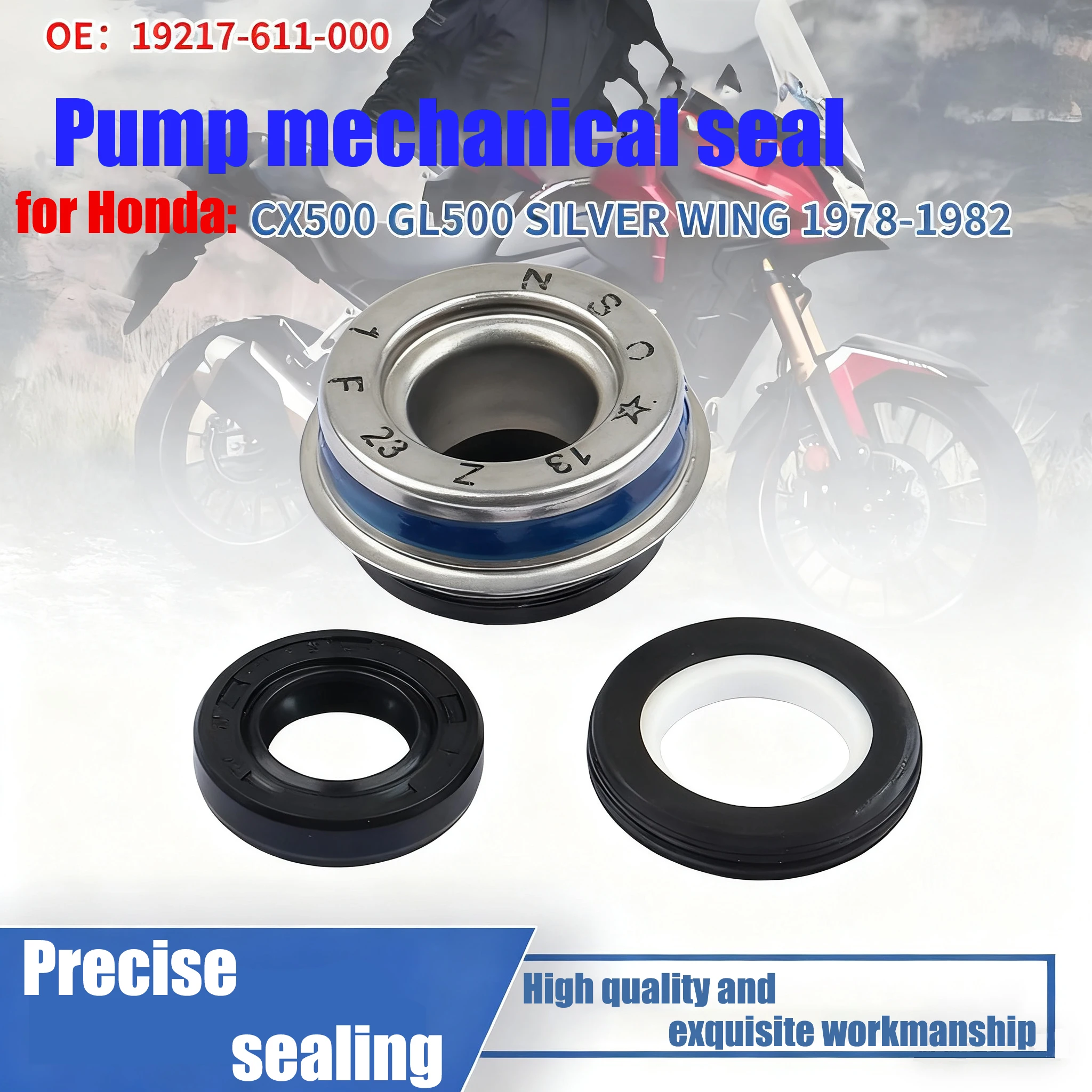 

19217-611-000/Motorcycle Water Pump Oil Seal Kit Fit For HONDA CX500 1978-1982/ GL500 /GL500I Silver Wing1981-1982