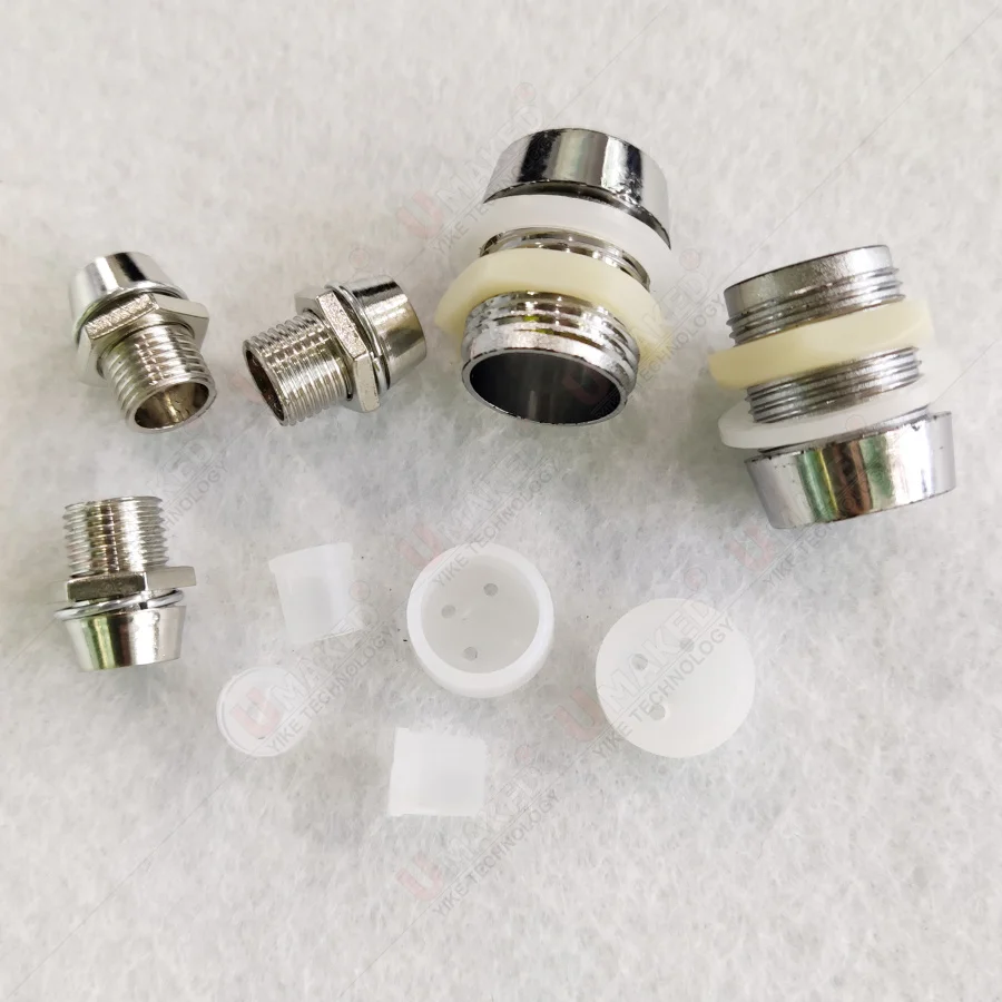 20 قطعة F10 10 مللي متر LED حامل بلاستيك المقبس كليب الحافة صمام ثنائي باعث للضوء قاعدة مصابيح غطاء الكروم البلاستيك عرض Blub كأس