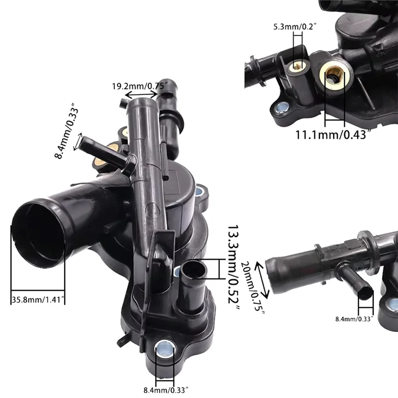 AEE5-11060-4BB1A Alloggiamento termostato radiatore motore auto per Nissan Sentra Rogue Sport 1.8L 2.0L 2017-2022 11060-4BB0A