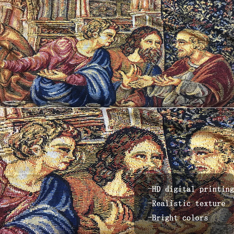 Jesus The Last Supper Tapestry Christmas Wall Tapestry Easter Wall Decor Room Decor Christ Home Decoration Large Fabric Vintage