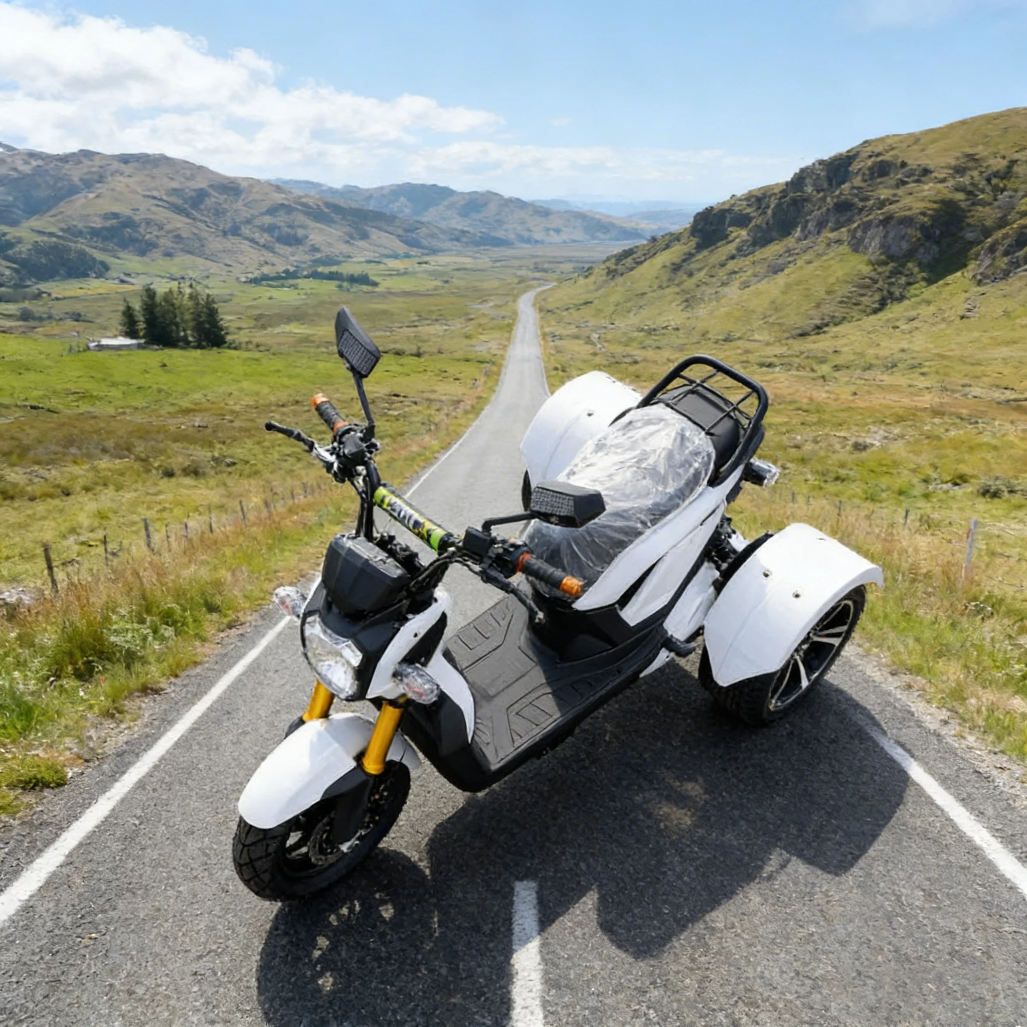 Triciclo Eléctrico de Alta Velocidad 70km/h |   Triciclo Eléctrico de 3 Ruedas de Alta Resistencia y Triciclo Eléctrico Económico con 65 km de Autonomía