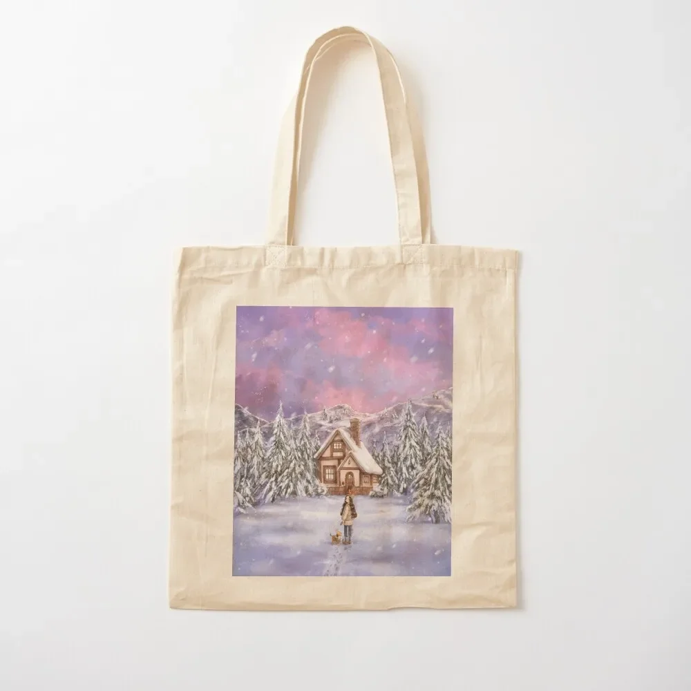 

In The White All Over The World Tote Bag Customizable tote great canvas custom canvas Canvas