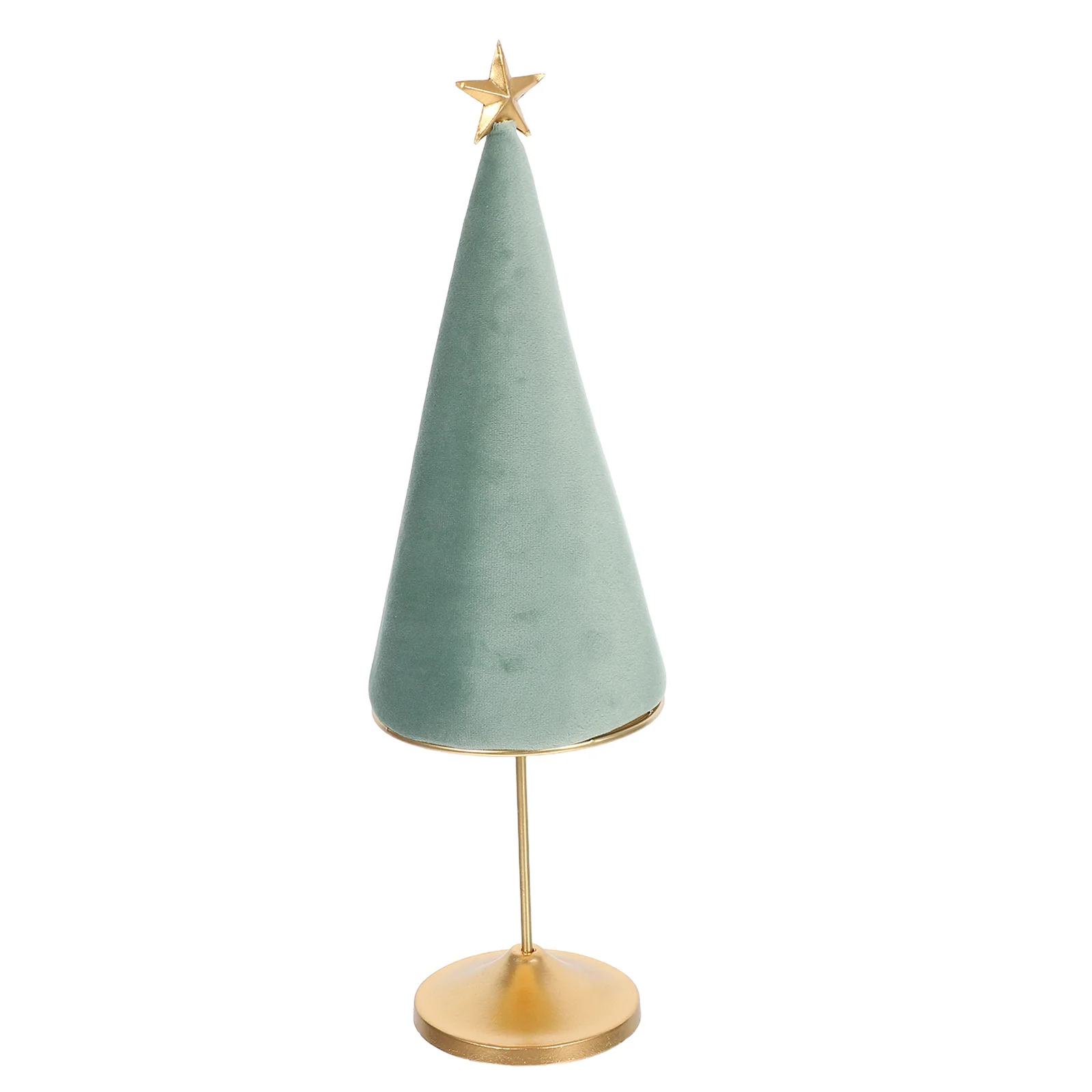 Jewelry Necklace Display Stand Rack Tree Earring Green Tabletop Ornament