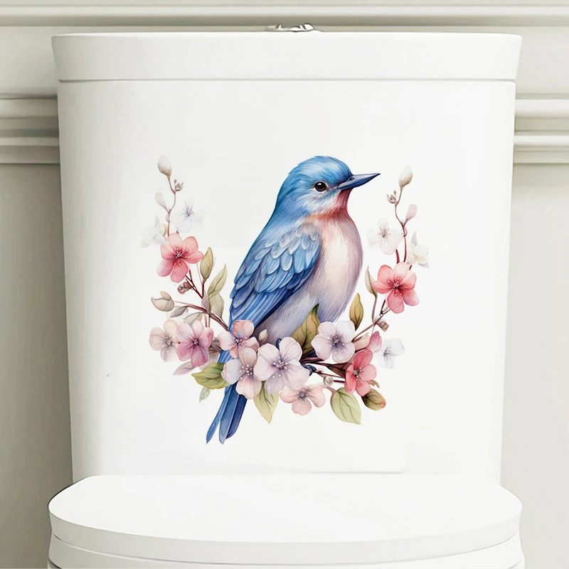 

Songbird Toilet Stickers Decoration for Living Room, Wall, Bedroom, and Home Decor Car Decals Self-Adhesive