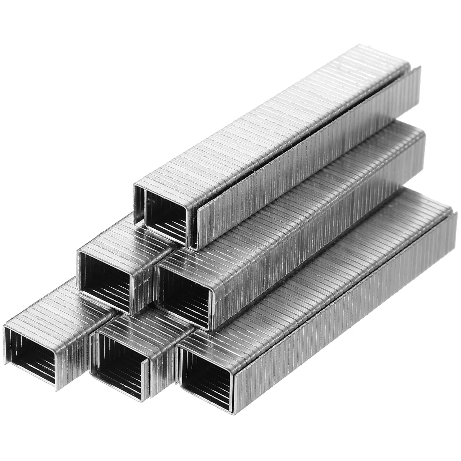 1000pcs Pneumatic Staples Carbon Steel Staples Heavy Duty Narrow Crown Staples Metal nail Staples for Woodworking and Upholstery