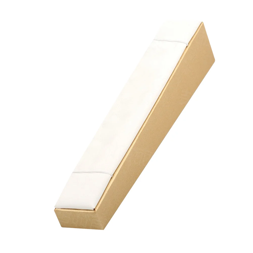 

Длинная желтая подставка для браслета из искусственной кожи, органайзер для ювелирных изделий, настольный кулон, браслет, стеллаж для хранения, подставка для браслета