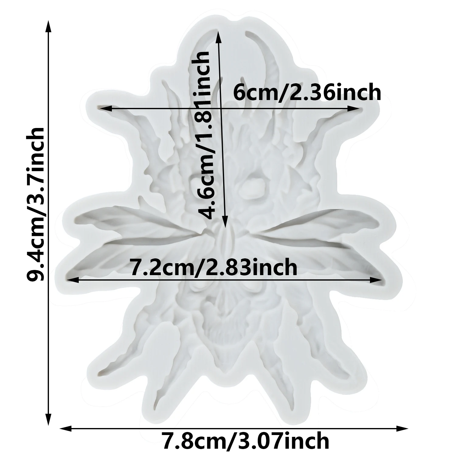 Spider Skull Silicone Molds Spider Fondant Cake Decorating Tools Cupcake Topper Chocolate Craft Gum Paste Polymer Clay