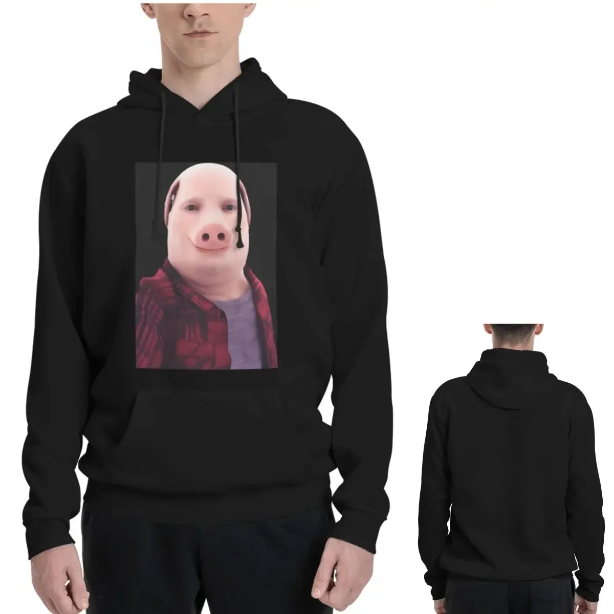 

Толстовки с капюшоном John Pork Is Calling, мужские и женские повседневные пуловеры, толстовки в стиле Харадзюку с длинными рукавами и капюшоном, осень-зима