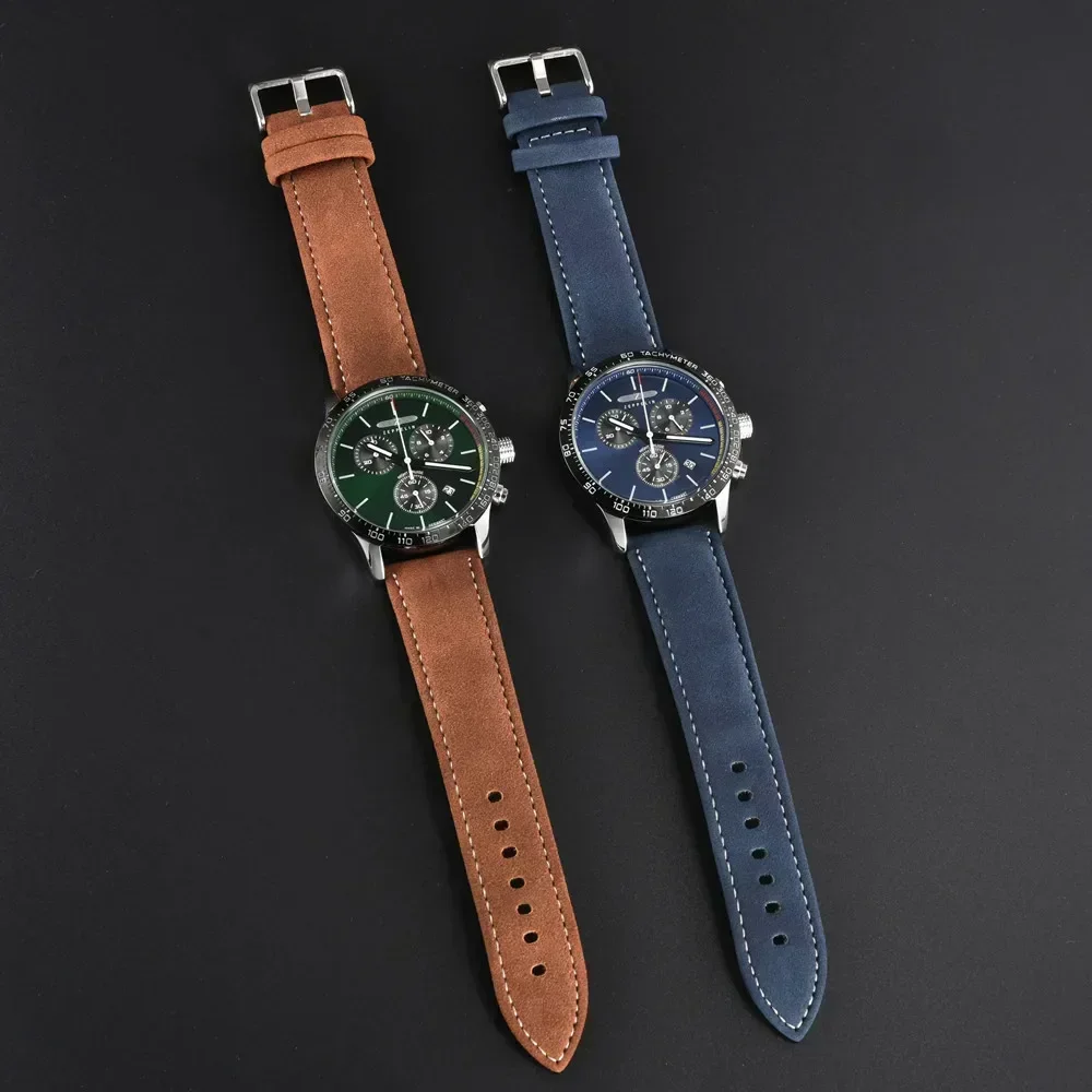 New Zeppelin Luxury Date Airship Brand Watch Multi Functional Chronograph Classic Retro Business Men's Watch Fashion Watch