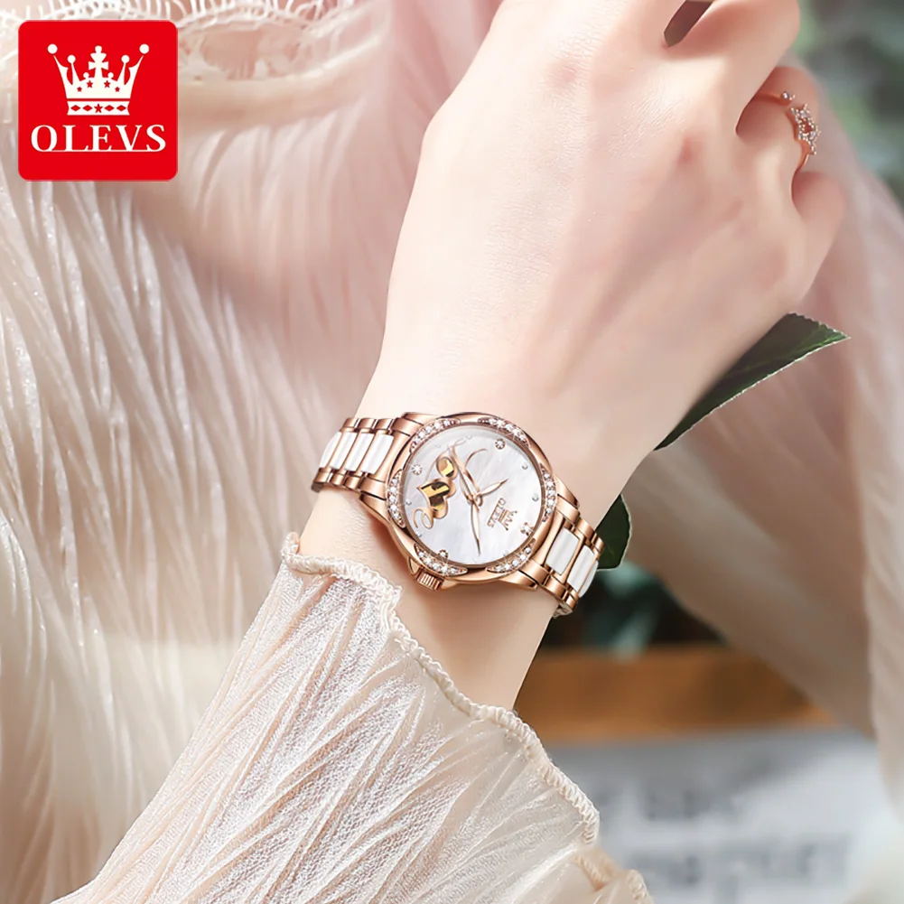 Luxury Elegant Women's Automatic Mechanical Watch, Waterproof