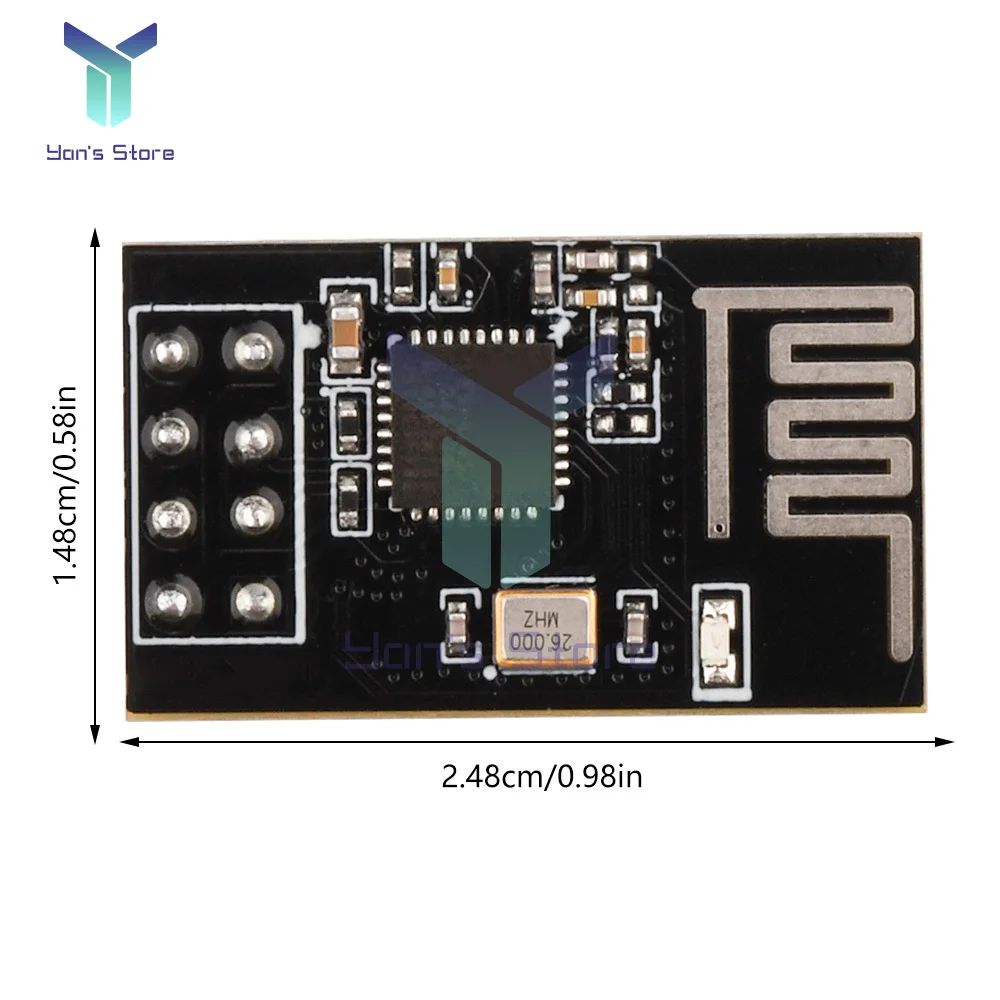 2Pcs ESP8285 Wireless Data Transmission Module WIF Transceiver Wireless Module Development Board Built In Flash Memory 1M
