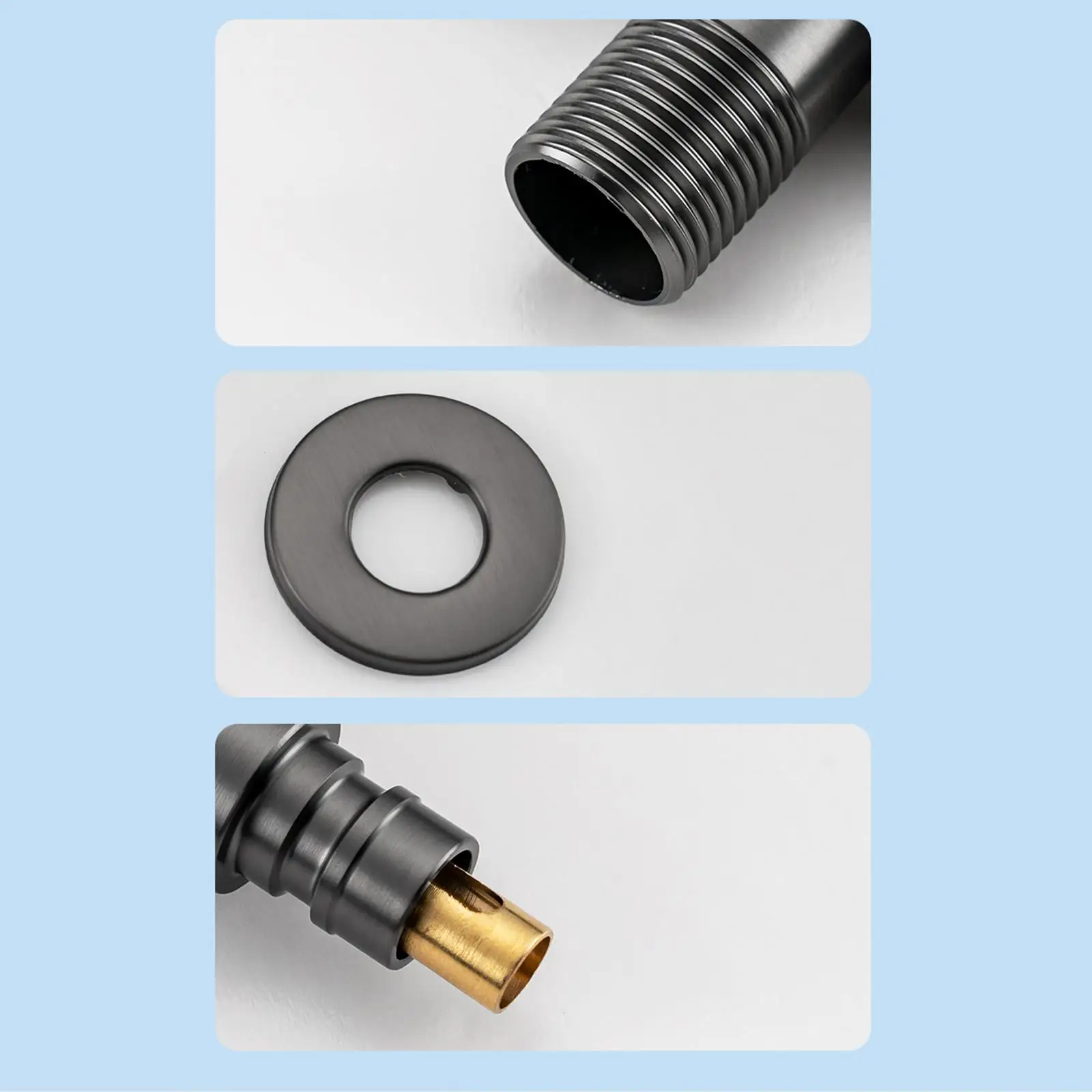 Stainless Steel Watering Tap Hose Adapter Tub Faucet Washing Machine Faucet