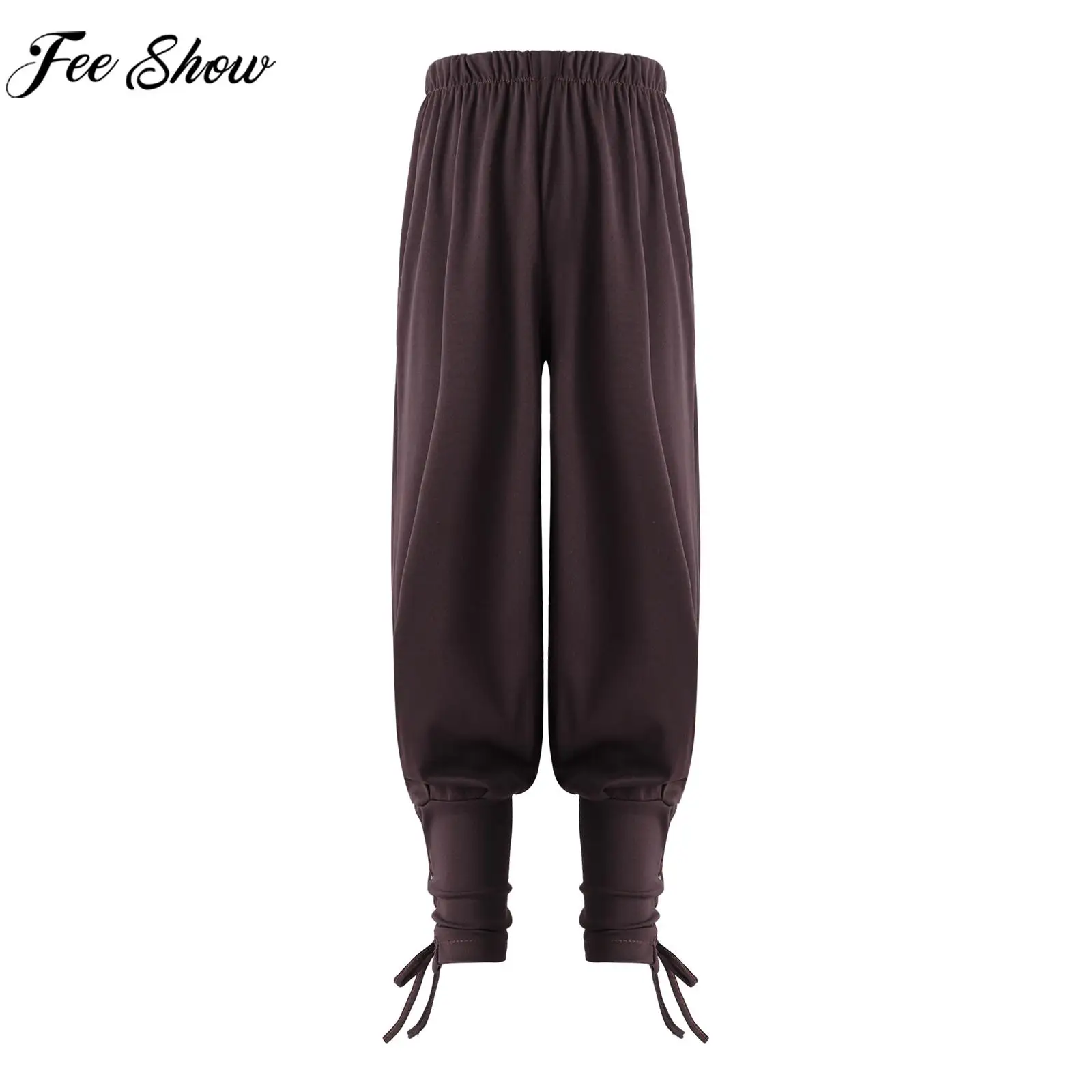 Child Boys Halloween Pirate Cosplay Pants Medieval Renaissance Victoria Viking Vampire Role Play Costume Gothic Striped Trousers