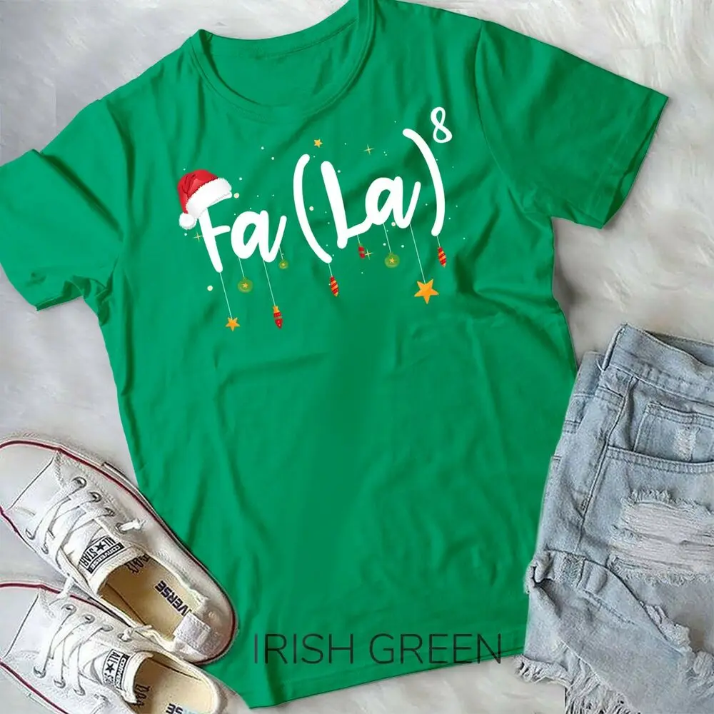 FA (LA)8 Funny Christmas Shirt Santa Fa La Math Gift - Unisex Form T-Shirt