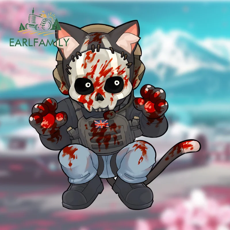 

EARLFAMILY 13cm Call of Duty Cute Car Stickers Scratch Proof Funny Vinyl Car Wrap Bumper Decal Windshield DIY Decoration