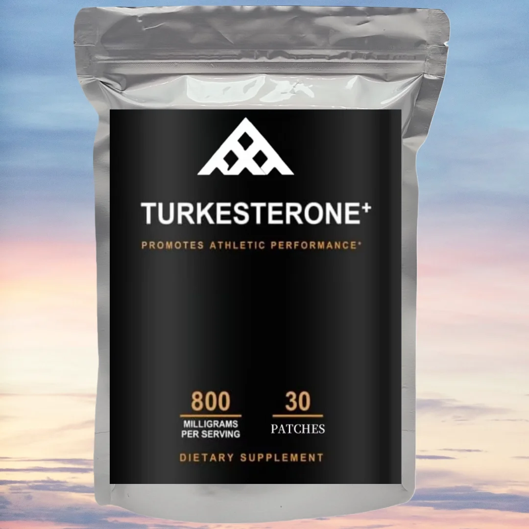 30 Patches Turkesterone Transdermal Patches Ultra High Strength for Athletic Performance & Muscle Mass Anti Aging