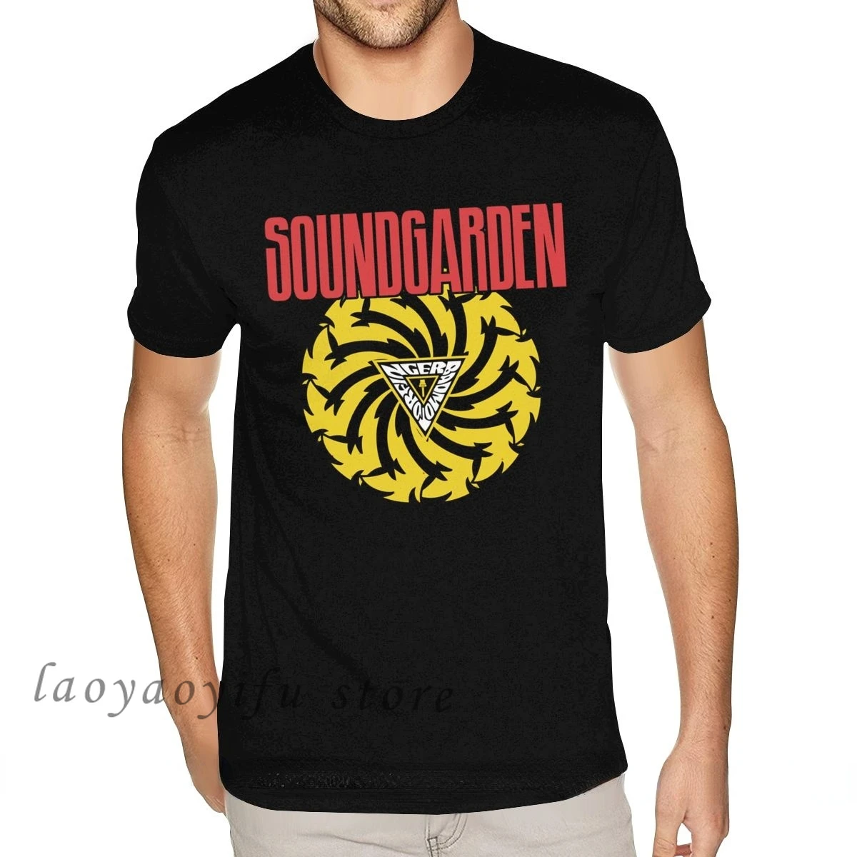 Mężczyźni 80S Retro T Shirt Soundgarden amerykański zespół rockowy graficzne koszulki Homme Casual ponadgabarytowe koszulki z krótkim rękawem Roupas