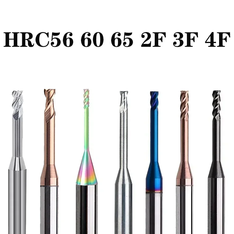 

HRC55 HRC60 HRC65 2/3/4 Edge Hard Alloy Deep Groove Milling Cutter CNC End Metal Aluminum Milling Cutter