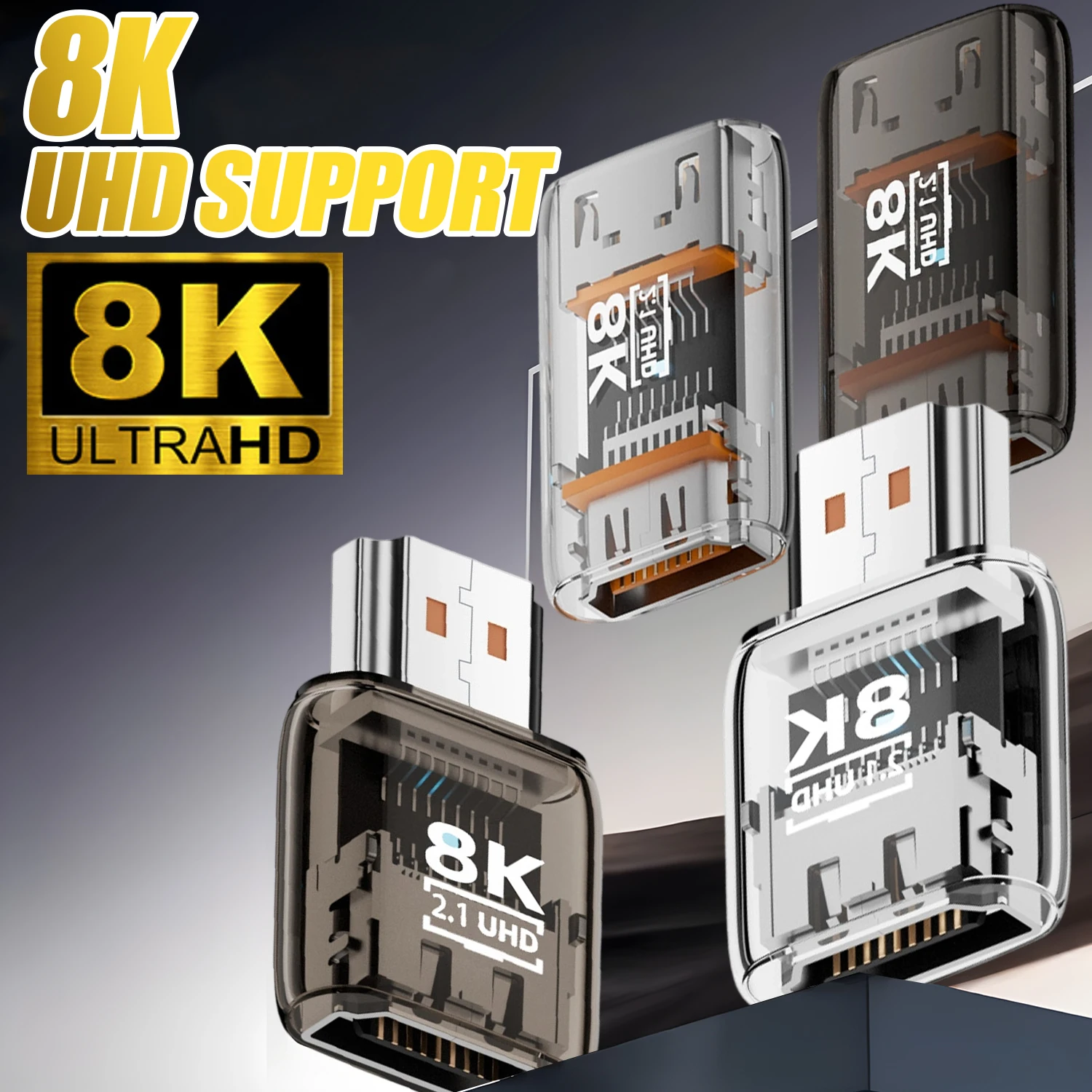 

8K HDMI Male to HDMI 2.1 Женский удлинитель-адаптер для проектора ПК ТВ-монитор Универсальный удлинитель HDTV Конвертеры