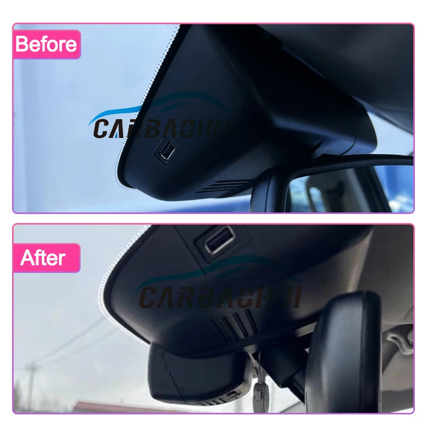 

For Great Wall Poer 2020 2021 2022 2023 Front and Rear Dash Cam for Car Camera Recorder Dashcam WIFI Car Dvr Recording Devices