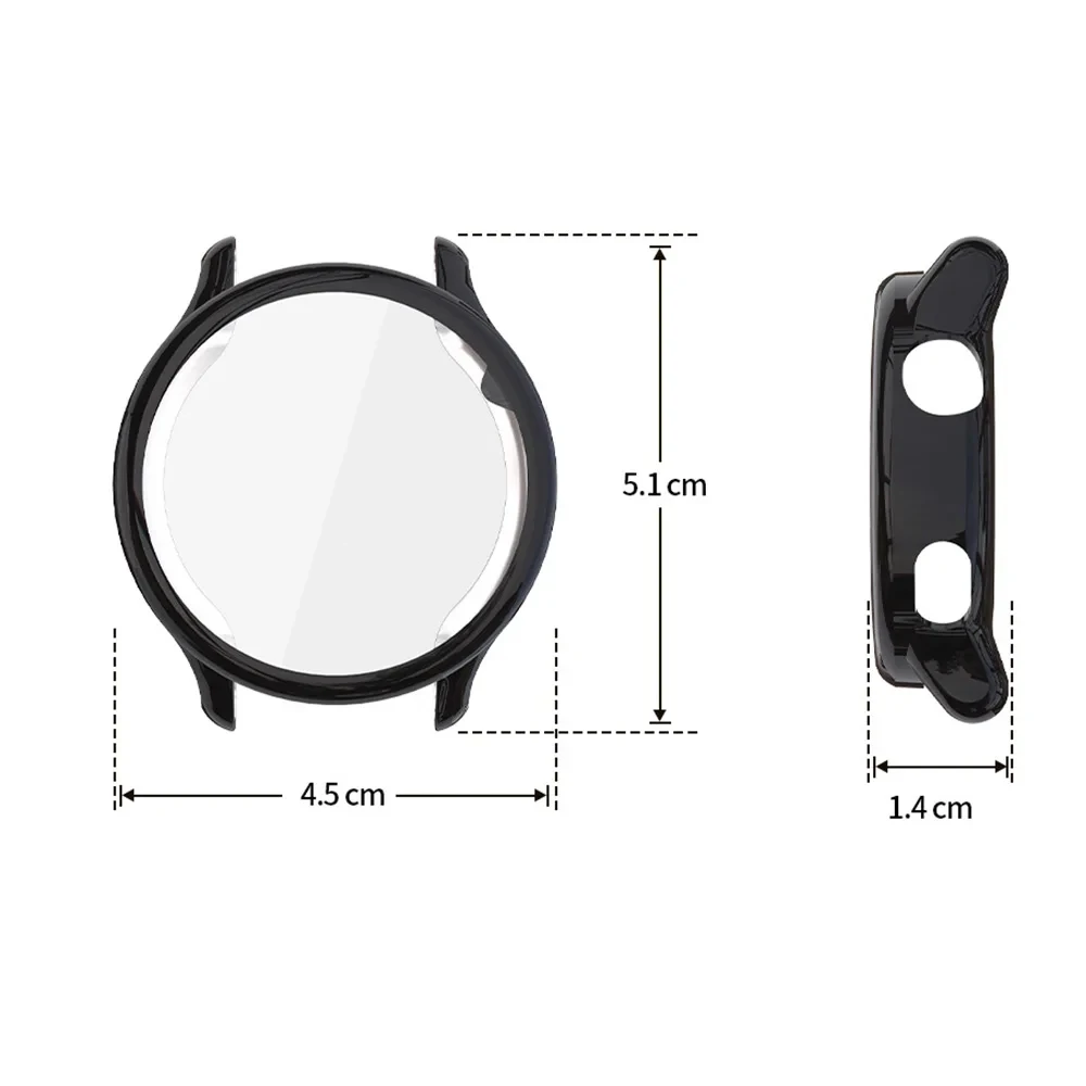 حافظة لهاتف Garmin Vivoactive 6 من مادة TPU شاشة شفافة غطاء حماية كامل لملحقات حافظات Garmin Vivoactive 5 الناعمة الواقية #3