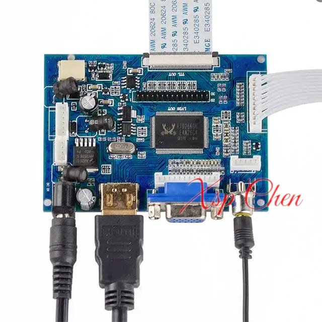 무료 배송 CLAA062LA02CW 6.2 인치 800*480 tft LCD 패널 디스플레이 lvds 제어 보드에 VGA hdmi와 6.2 인치 LCD 모듈