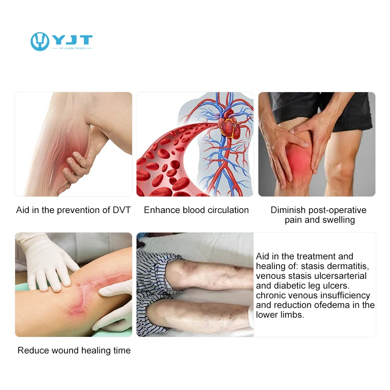 Factory Supply portable Pneumatic air Compression Device Dvt Recovery Pump Lymphatic Drainage Massage Machine dvt sleeve