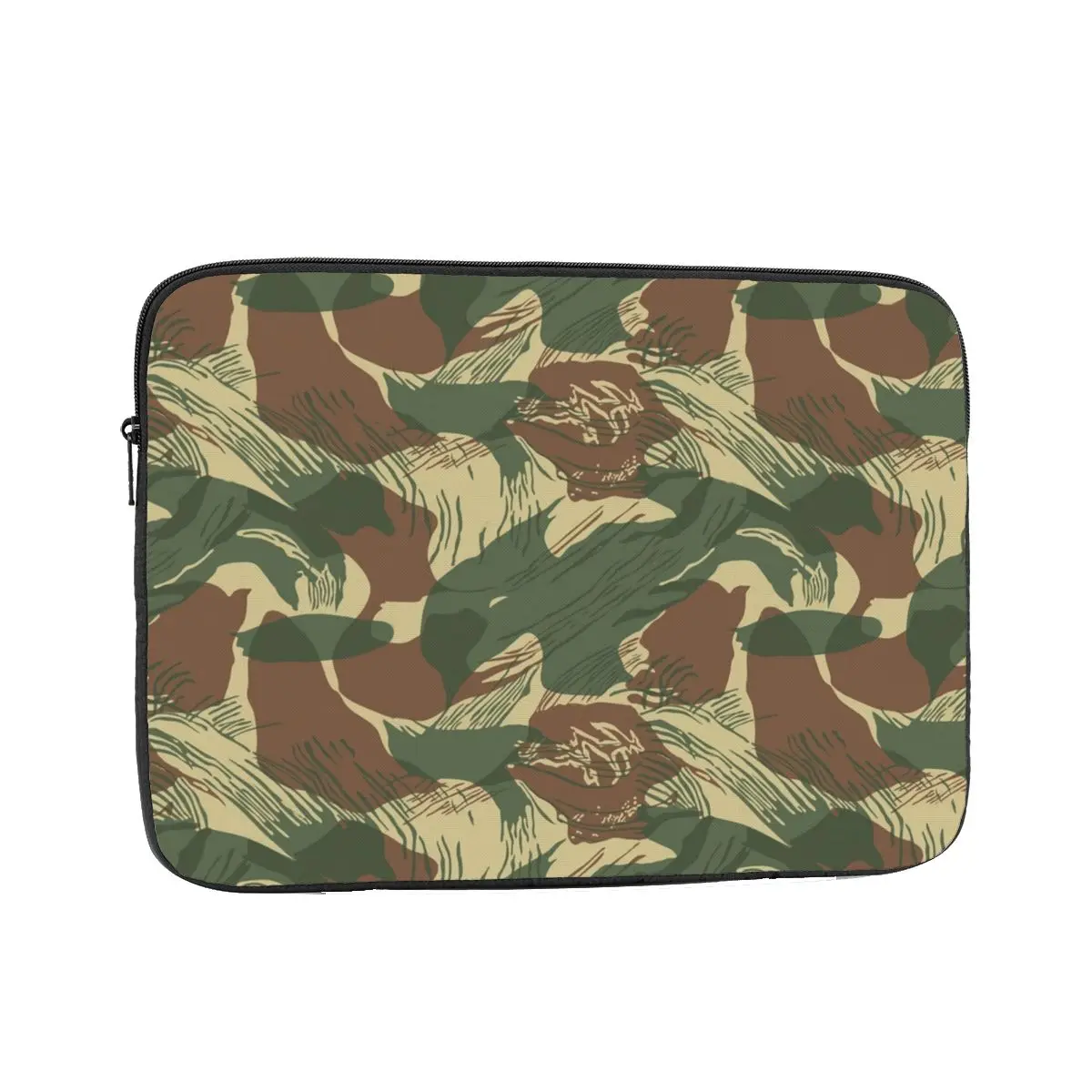 Rhodesian Brush Stroke Camouflage Notebook Laptop Bag Case Pouch 10 12 13 15 17 Inch Notebook Sleeve Cover Bag Tablet Case Bag