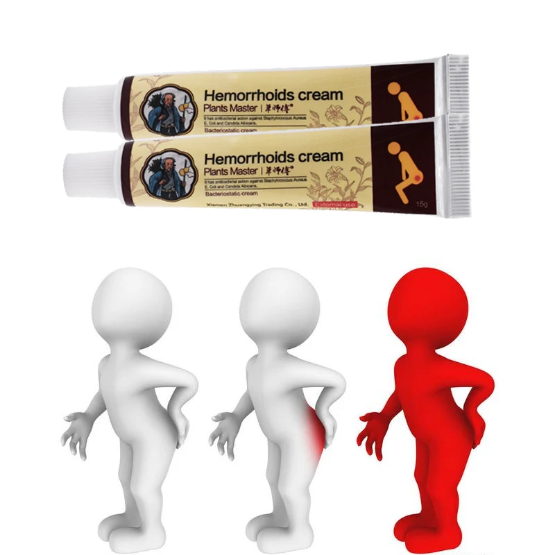 1/3Pcs Huatuo Hemorrhoids Ointment Treatment Anal Fissure Pain Internal & External Piles Chinese Herbal Medical Cream