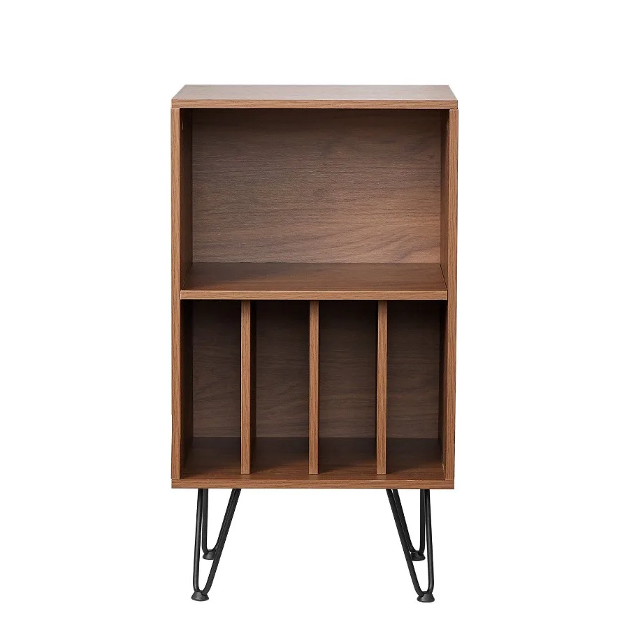 

3Tier Rrd Player Stand Metal Vinyl Rrd Stand up to 150 Album Brown