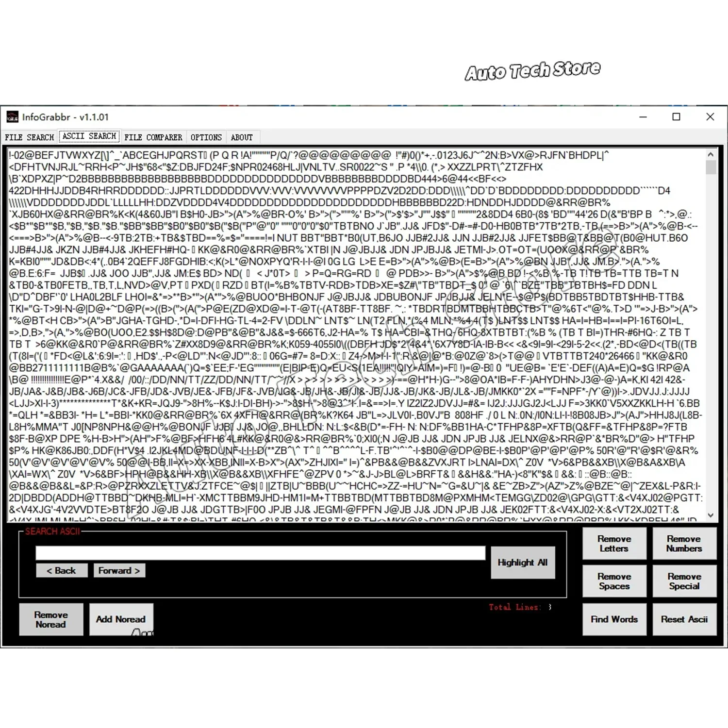 برنامج InfoGrabbr لاختبار المعلومات والملفات لملفات إعادة تخطيط الملفات Serach إزالة الحروف/الأرقام/المساحات/الشخصيات الخاصة #3