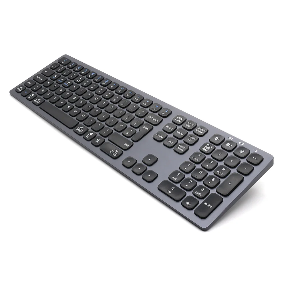 Imagem -04 - sem Fio Bluetooth 4.2 Teclado Tipo-c Recarregável Grande Enter Teclado Teclas para Imac Iphone Ipad Pro Air Mini Windows Linux