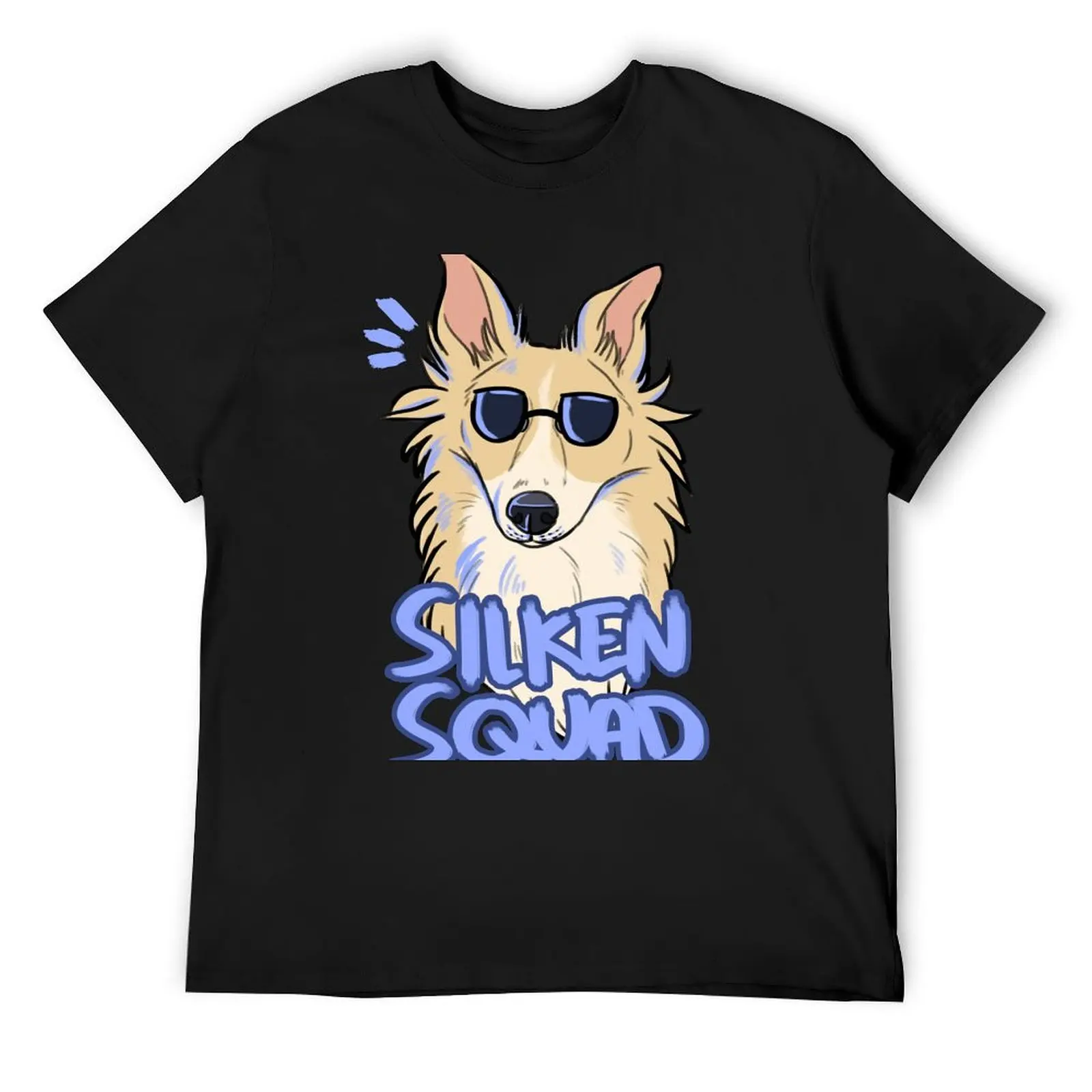 

SILKEN SQUAD (gold and white) T-Shirt cute clothes Clothing new edition t shirt for men