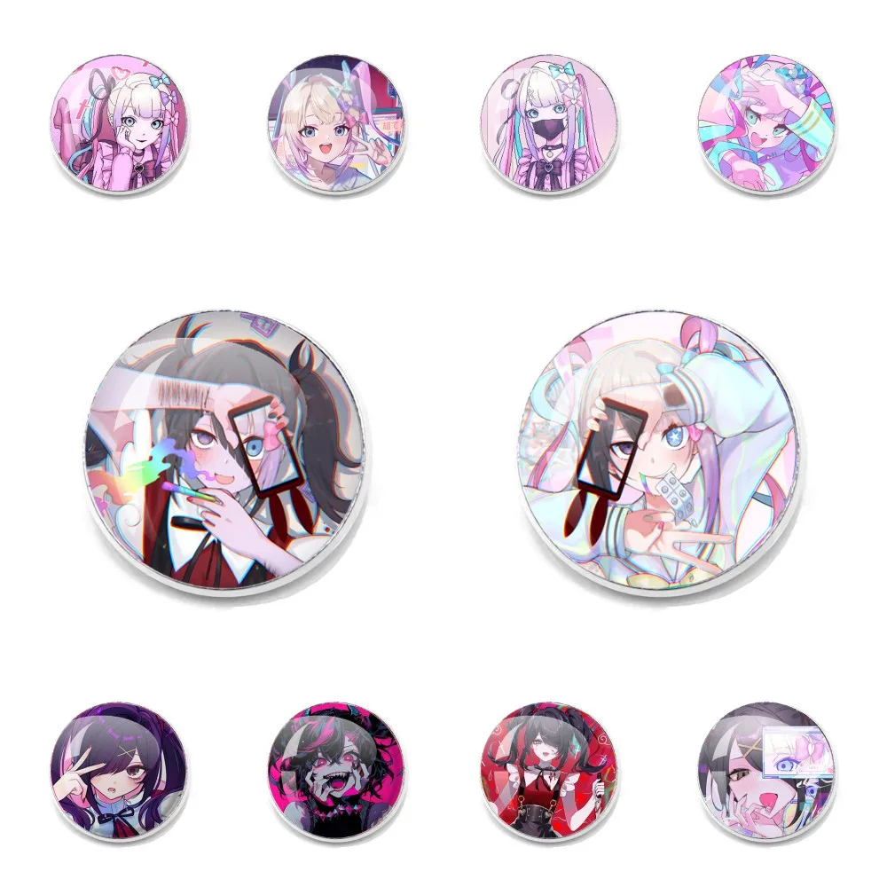 Needy Girl Overdose Game 20mm/25MM Button Pin Cute Anime Character Badge for Backpack Accessories Decor Cartoon Brooch Gift