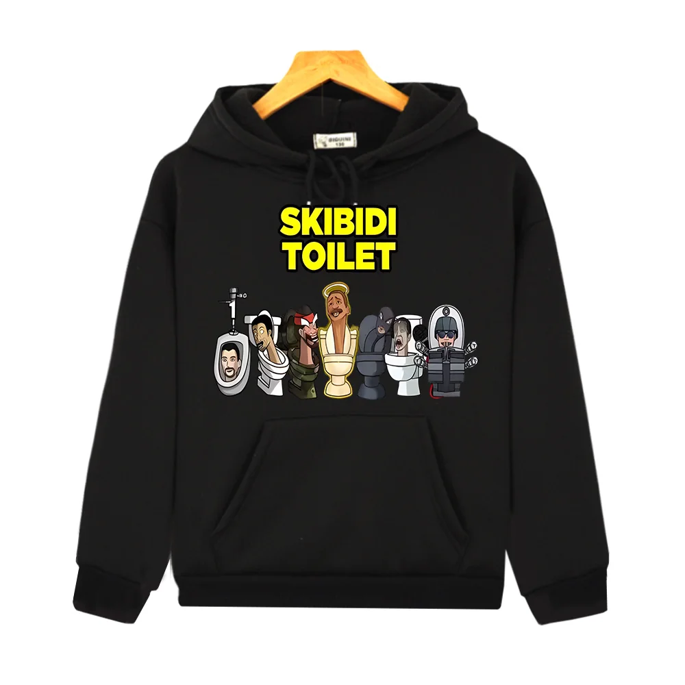 Kids Clothes Girls Skibidi Toilet Game Hoodies Comfortable Casual Children Cartoon Sweatshirt with Pocket Boys Outfits Sudaderas