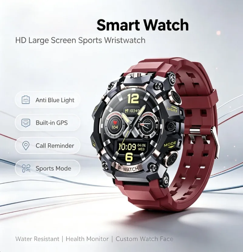 Q668 4G Full Netcom Android Smartwatch Outdoor Sports Heart Rate Monitor Waterproof Unisex Wristwatch