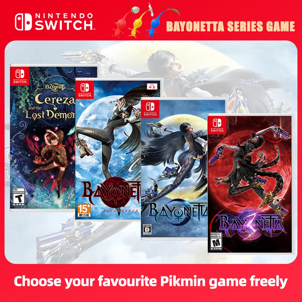 Bayonetta Series 1 2 3 Bayonetta - Cereza Lost Demor - نينتندو سويتش عروض الألعاب خرطوشة البطاقة المادية