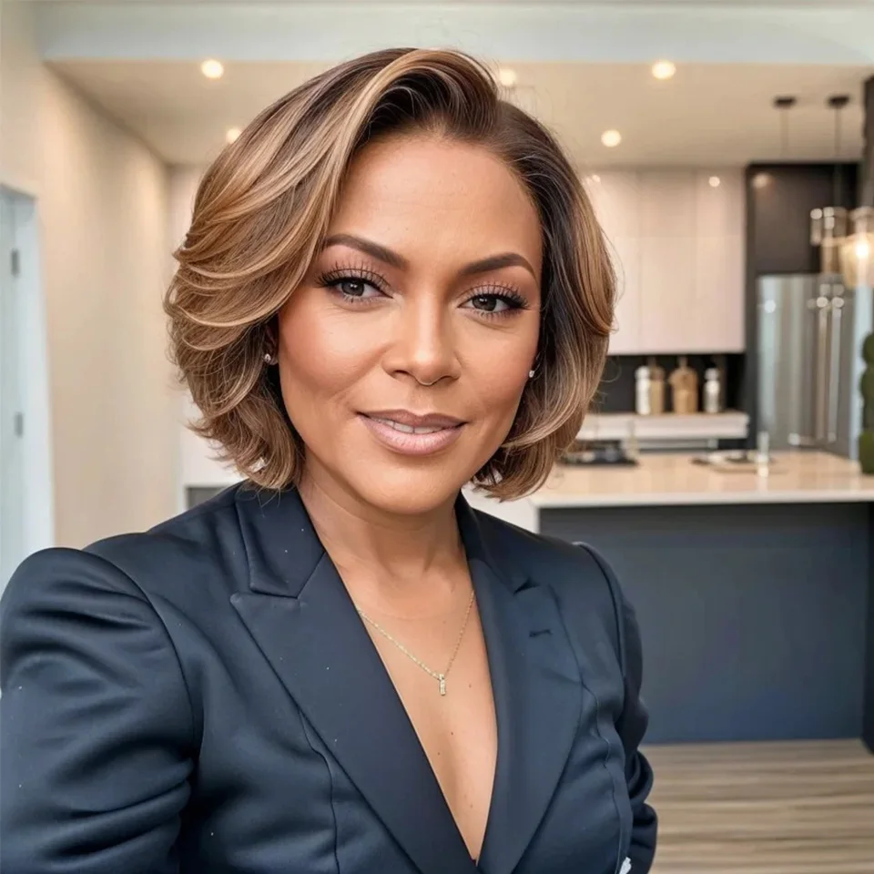 حزم أومبير اللون وصلات شعر صناعية للنساء حزم ملحقات موجة الجسم لجميع المواسم ألياف تتحمل درجات الحرارة العالية #1