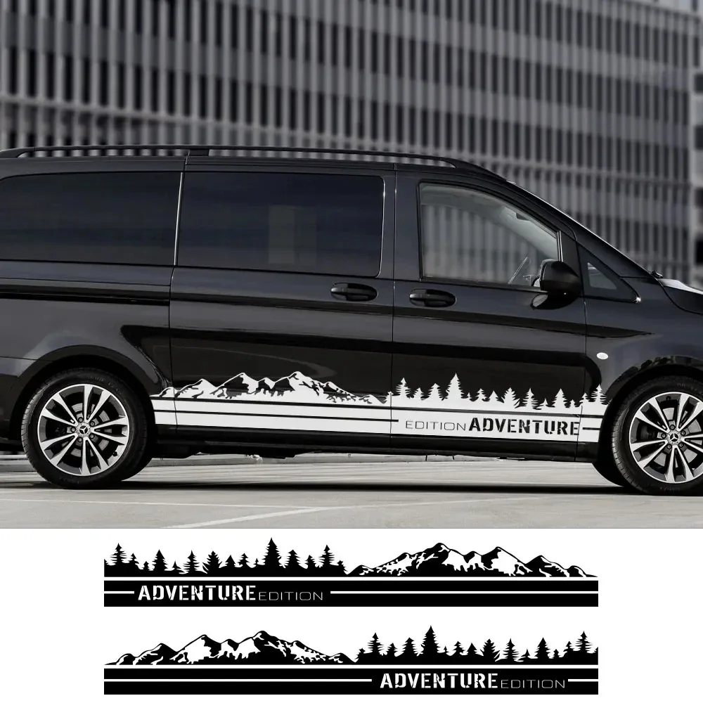 

Автомобильные наклейки для Mercedes Benz Vito V Class Viano W638 W639 W447 Marco Polo EQV Camper Van виниловые наклейки авто тюнинг аксессуары
